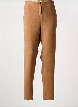 Pantalon slim maro FRANCE RIVOIRE femeie