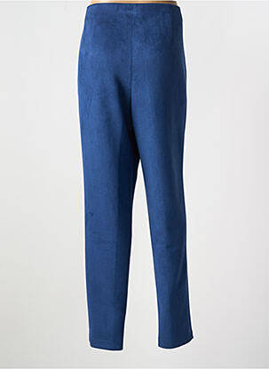 Pantalon slim talie înaltă talie înaltă albastru FRANCE RIVOIRE femeie