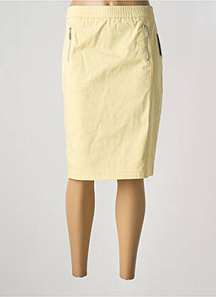 Fustă midi galben FRANK WALDER femeie