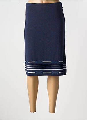 Fustă midi albastru SAINT CHARLES femeie