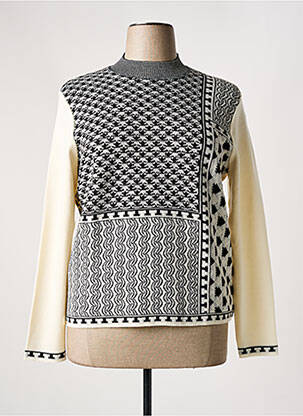 Pulover bej SAINT CHARLES femeie