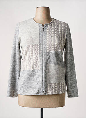 Vestă cu mâneci lungi gri NAYAT femeie