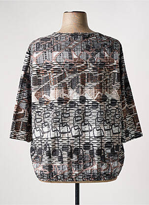 Tricou mâneci 3/4 mâneci 3/4 gri FRANK WALDER femeie