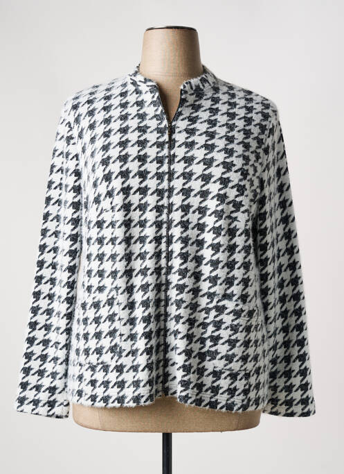 Vestă cu mâneci lungi alb FRANK WALDER femeie