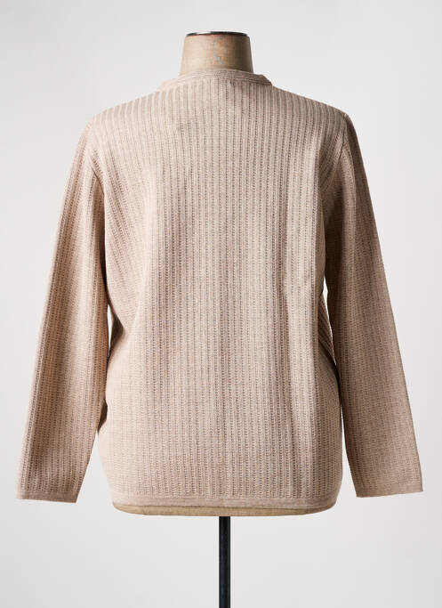 Vestă cu mâneci lungi bej JUPER femeie