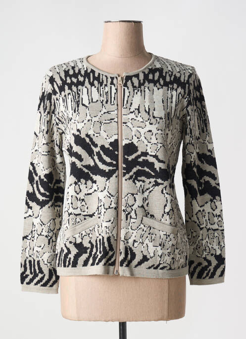 Vestă cu mâneci lungi bej I.ODENA femeie