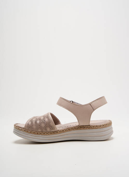 Sandale/Pantofi decupați bej ELUE PAR NOUS femeie