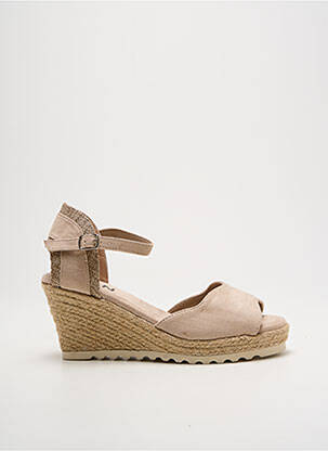 Espadrile închidere cu buclă(e) toc de 4 la 6 cm bej ELUE PAR NOUS femeie