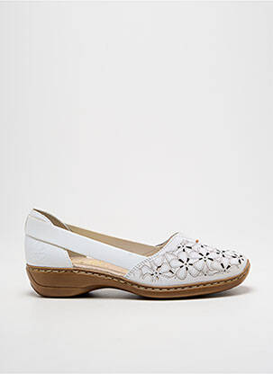 Sandale/Pantofi decupați alb RIEKER femeie