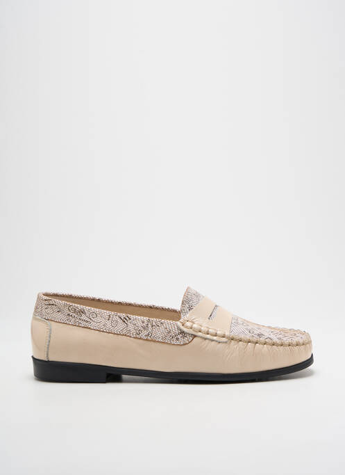 Mocasini arcadă plantară toc plat până la 3 cm bej OTTILIA femme