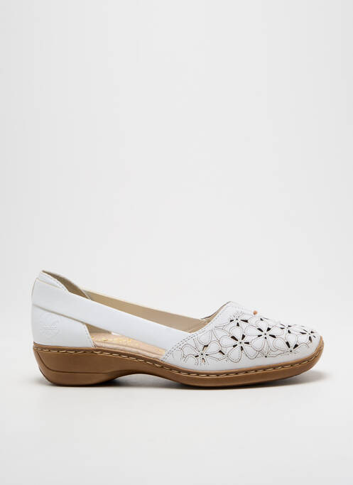 Sandale/Pantofi decupați alb RIEKER femeie