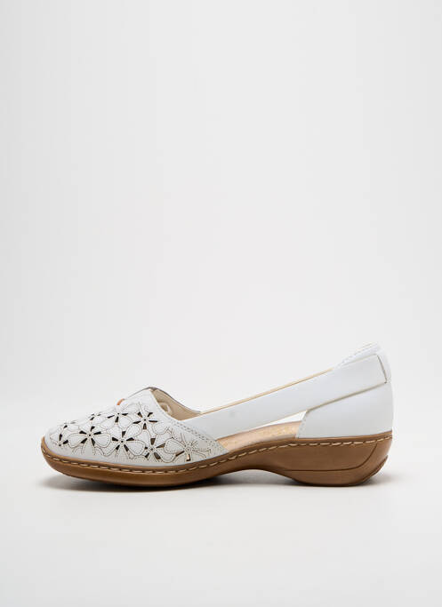 Sandale/Pantofi decupați alb RIEKER femeie