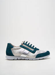 Adidași material neted toc plat până la 3 cm argintiu OTTILIA femme