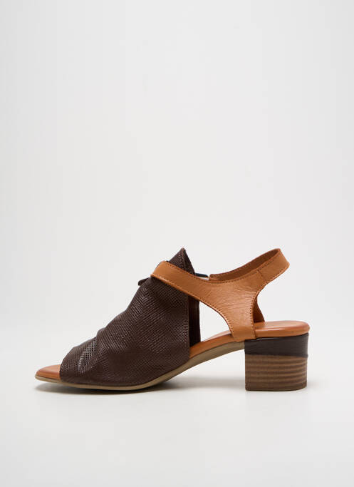 Sandale/Pantofi decupați maro METAMORF'OSE femeie