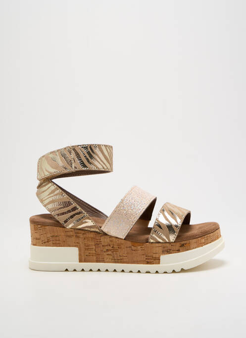 Sandale/Pantofi decupați auriu METAMORF'OSE femeie