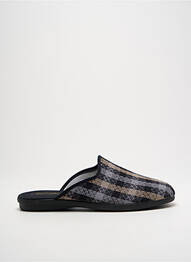 Papuci/pantofi de casă vârf rotund vârf rotund negru SEMELFLEX homme