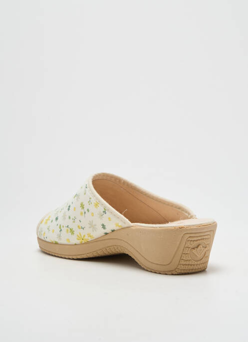 Papuci/Pantofi de casă alb SOIR ET MATIN femeie