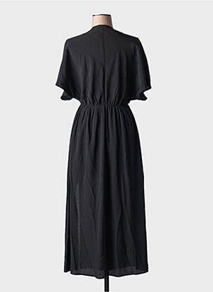Rochie lungă mâneci scurte mâneci scurte negru MOLLY BRACKEN femeie