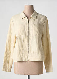 Jachete casual buzunare bej LES P'TITES BOMBES femme