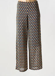 Pantalon drept talie elastică albastru KING LOUIE femeie