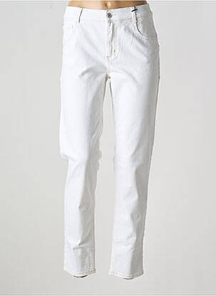Pantalon slim buzunare alb ANGELS femeie