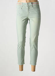 Pantalon 7/8 talie elastică verde ANGELS femeie