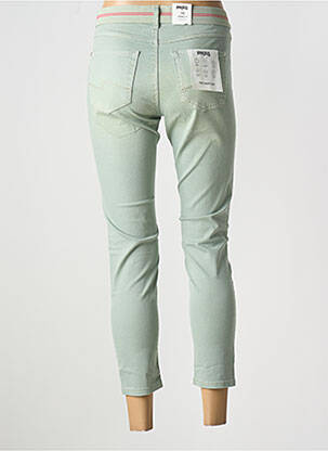 Pantalon 7/8 talie elastică verde ANGELS femeie
