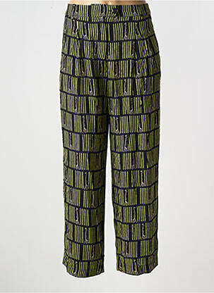 Pantalon drept talie elastică negru KING LOUIE femeie