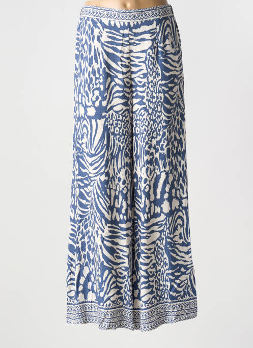 Pantalon larg albastru MOLLY BRACKEN femeie