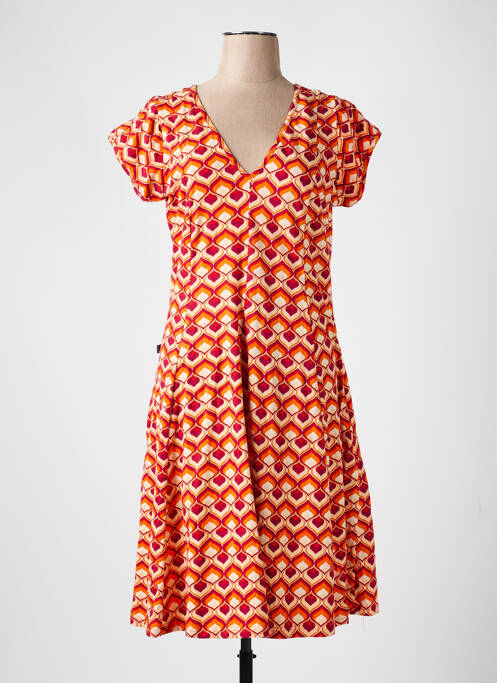 Rochie midi portocaliu KALIYOG femeie