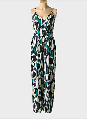 Salopetă-pantalon croială fluidă bretele subțiri verde MOLLY BRACKEN femeie