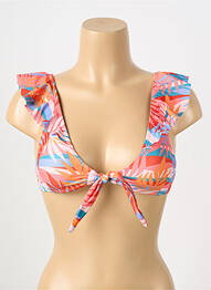 Sutien de costum de baie top sutien modelat top sutien modelat portocaliu MOLLY BRACKEN femeie