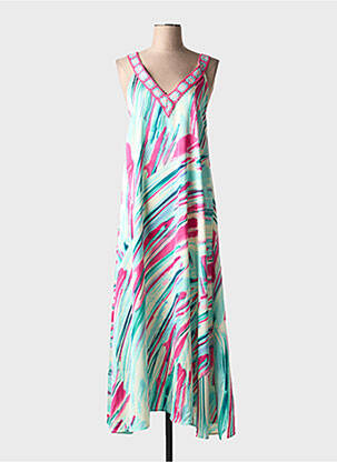 Rochie lungă albastru NEKANE femeie