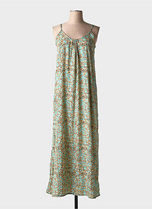 Rochie lungă albastru LARAETHNICS femeie