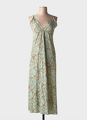 Rochie midi albastru LARAETHNICS femeie