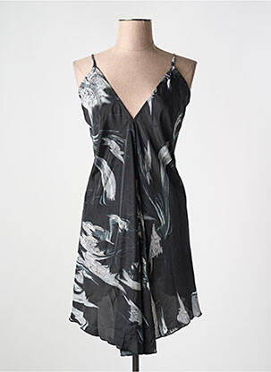 Rochie midi negru LARAETHNICS femeie