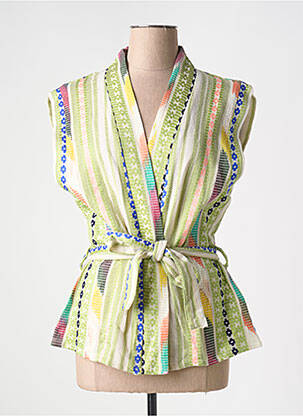 Vestă fără mâneci verde GEISHA femeie