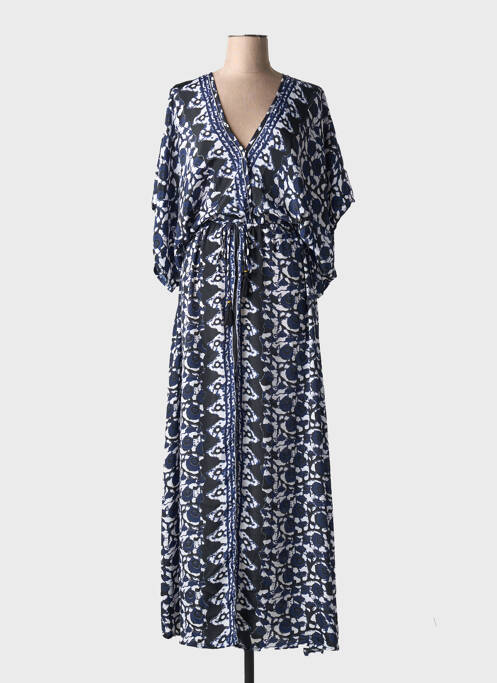 Rochie lungă albastru LARAETHNICS femeie