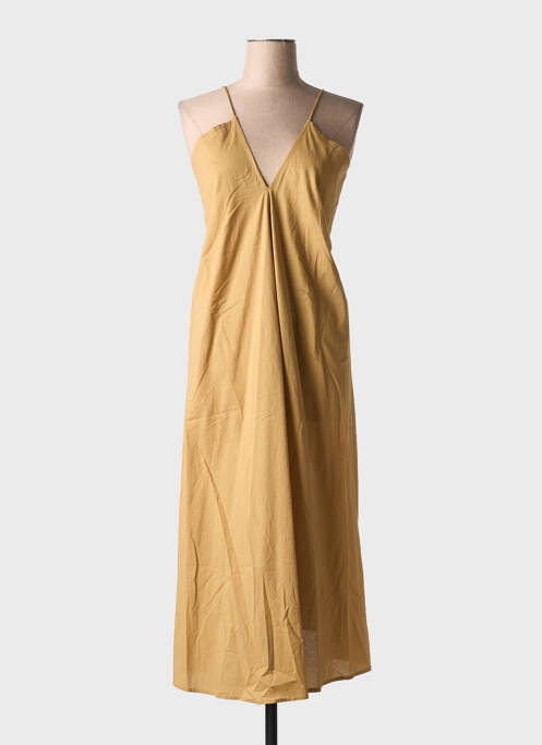 Rochie midi maro LARAETHNICS femeie