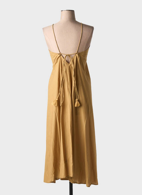 Rochie midi maro LARAETHNICS femeie