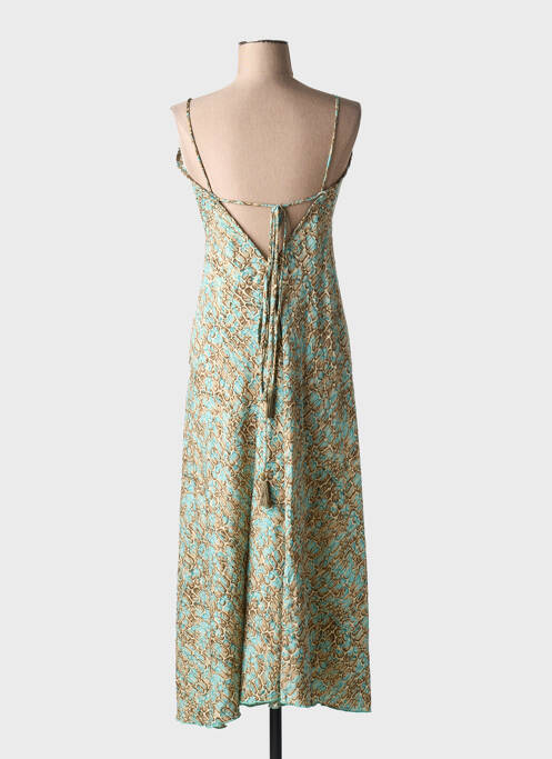 Rochie midi albastru LARAETHNICS femeie