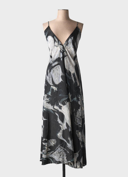 Rochie midi negru LARAETHNICS femeie