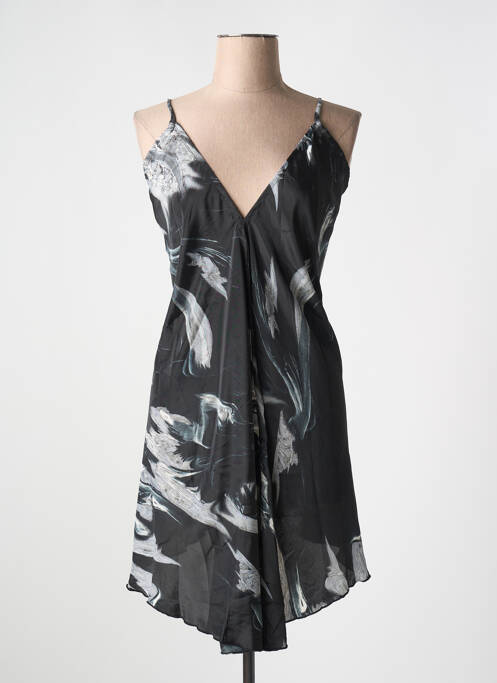 Rochie midi negru LARAETHNICS femeie