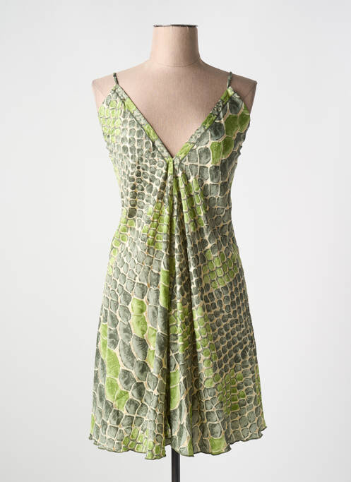 Rochie midi verde LARAETHNICS femeie