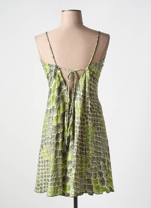 Rochie midi verde LARAETHNICS femeie