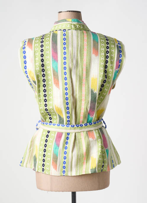 Vestă fără mâneci verde GEISHA femeie