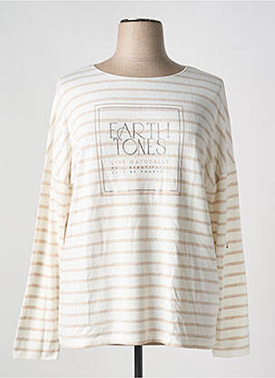 Pulover bej STREET ONE femeie