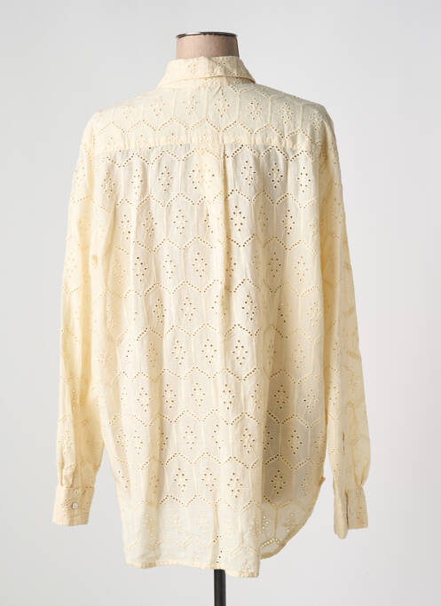 Tunică mâneci lungi bej LARAETHNICS femeie