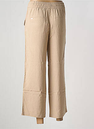 Pantalon 7/8 țesătură poplin mărime normală bej STREET ONE femeie