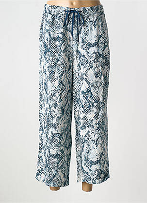 Pantalon 7/8 țesătură poplin mărime normală albastru STREET ONE femeie